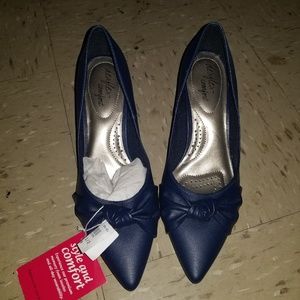 Navy blue shoes